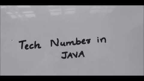 TECH NUMBER IN JAVA/#ICSE COMPUTER#