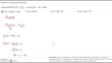 6.1 Composite Functions Video 1
