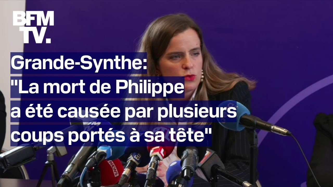 Mort de Philippe  Grande Synthe la confrence de presse de la procureure de Dunkerque