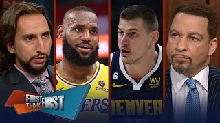 Lakers take on Nuggets in Game 1 of the Western Conference Finals | NBA | FIRST THINGS FIRST