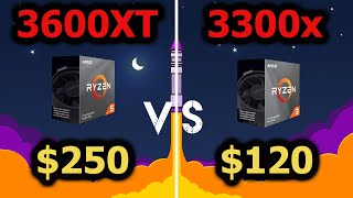 AMD's 3600XT vs 3300x Benchmarks - Game FPS \& Productivity @ 1080p