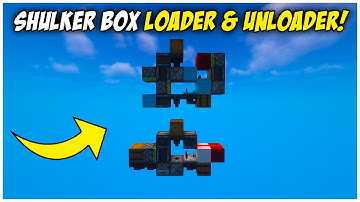 COMPACT Shulker Box Loader & Unloader Tutorial! | Minecraft Java 1.20.6!