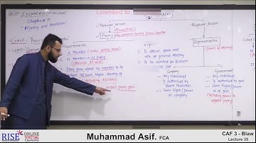 CAF 03 SIR ASIF FROM RISE | LECTURE # 35 ​| UPDATED LECTURES MARCH 2021 |