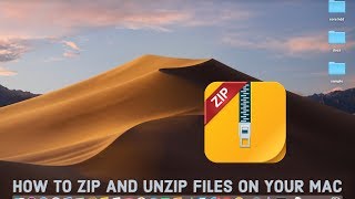 how to zip and unzip files on your mac | compress or uncompress files and folders on mac