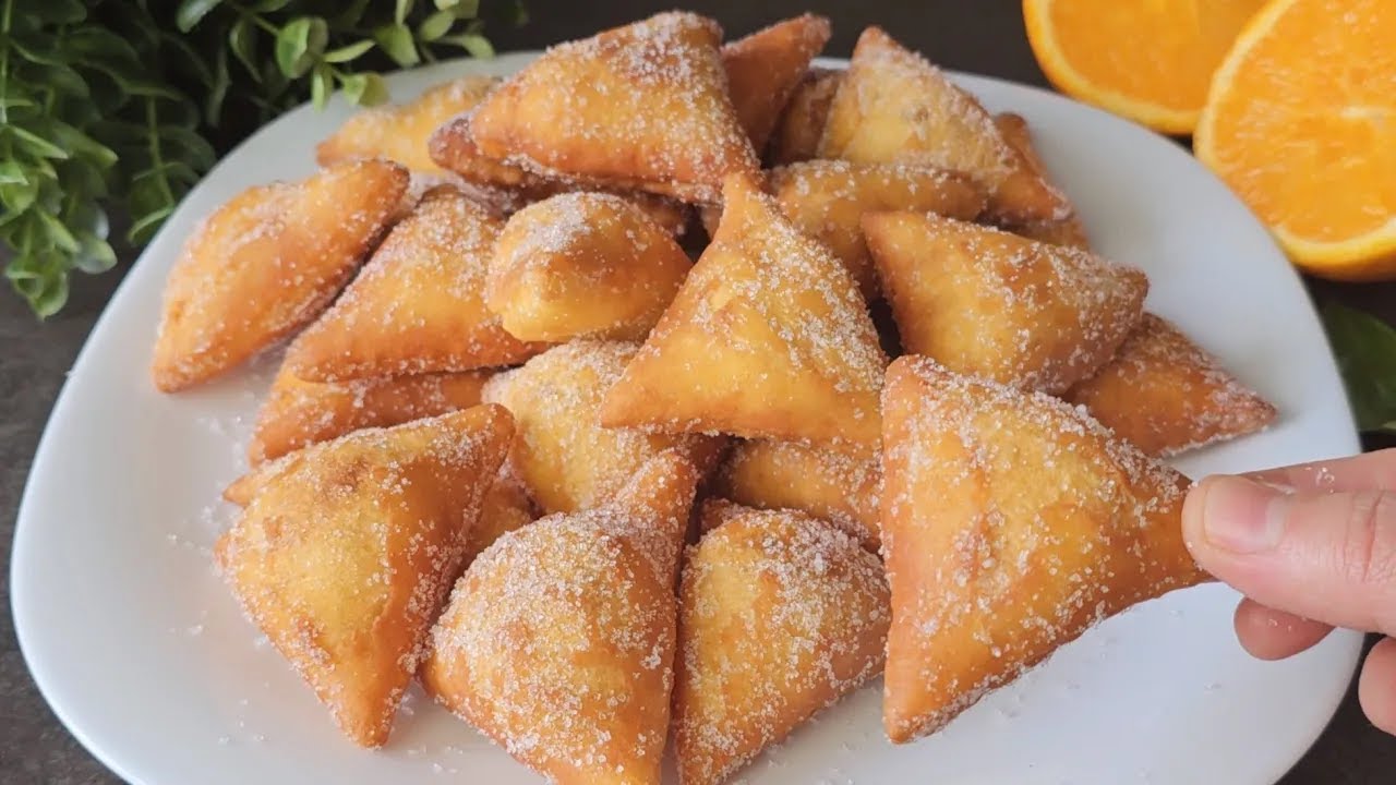 У вас есть апельсиновая 🍊 мука и сахар? приготовьте этот вкуснейший рецепт, БЕЗ ЯИЦ, БЕЗ ДУХОВКИ!!