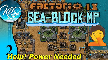 Factorio Seablock 2 - LANDFILL & CHARCOAL | MP with Mathias