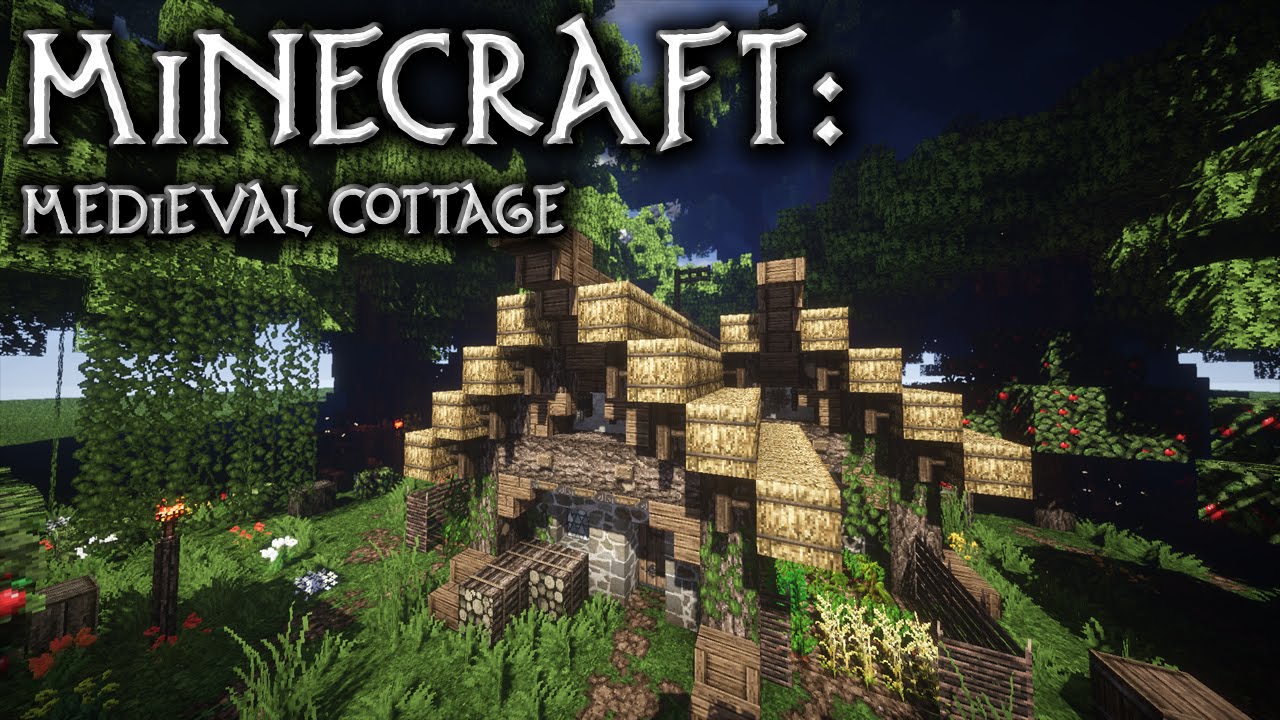 Minecraft Medieval Cottage Tutorial Minecraftvideos Tv