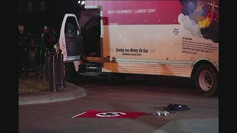 U-Haul truck smashes into security barrier near White House, driver arrested