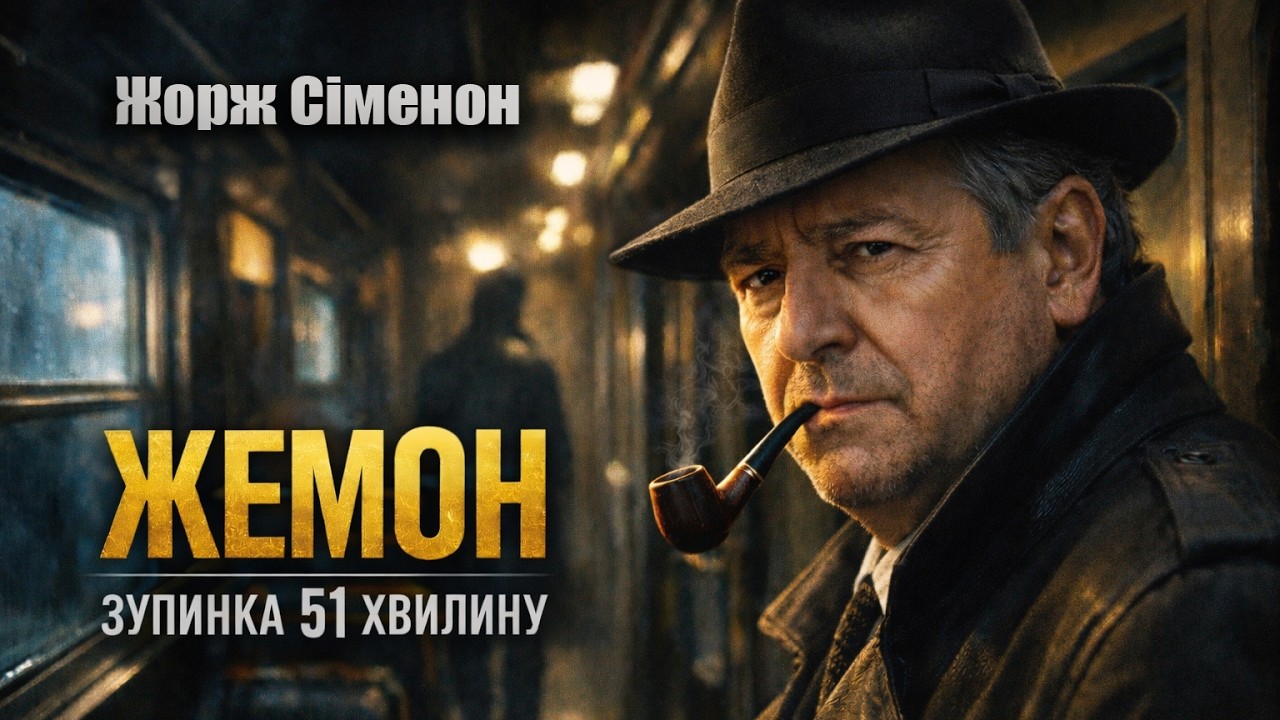 ЖОРЖ СІМЕНОН - ЖЕМОН, ЗУПИНКА 51 ХВИЛИНУ | Читає Ярослав Макєєв #аудіокнигиукраїнською