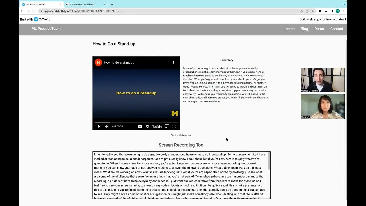 Capstone Project Video YouTube