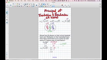 Principal of Inclusion and Exclusion Grade 12 Data Management Lesson 2 4 10 20 14
