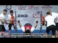 World Record Bench Press Classic with 260 kg by Sodnompiljee Enkhbayar MGL in 120kg class