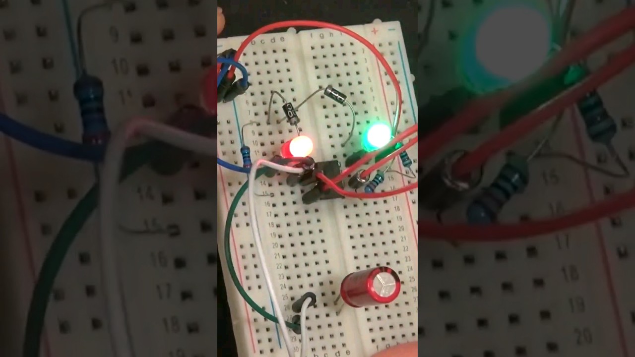 555 Таймер Дуэль Мигающие светодиоды