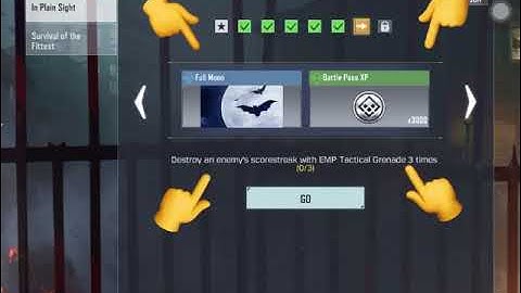 Destroy an enemy’s scorestreak with EMP Tactical Grenade 3 times