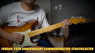 No Talking...Just Tone | Fender 75th Anniversary Commemorative Stratocaster - Game Guitarist