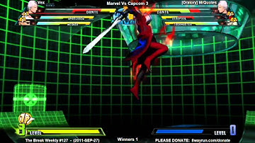 The Break Weekly #127 - MvC3 W1 - Vex VS MrQuotes