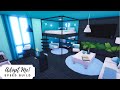 Teal blue butterfly tiny home speed build  roblox adopt me