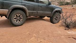 Moab Four-Wheeling 4Runner Ground Clearance Check