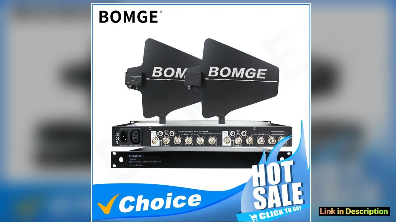 BAM844 844 844LC antenna amplifier 5 Channel Power Distributor System Super Wideband UHF 470952MHz