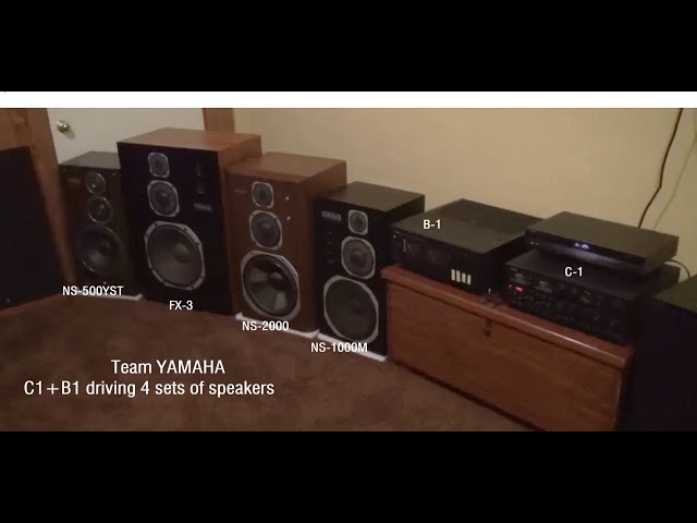 YAMAHA C1, B1, NS-1000, NS-2000, FX-3, NS-500YST - YouTube