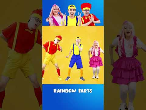 Rainbow Farts | Funny Kids Songs |  BooTiKaTi Shorts #shorts