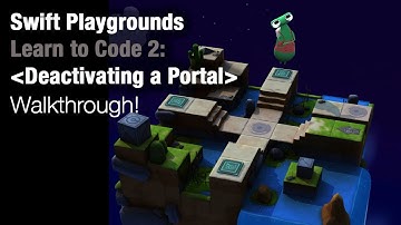 Swift Playgrounds - Deactivating a Portal (Learn to Code 2)