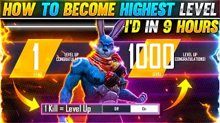 HOW TO BECOME HIGHEST LEVEL I'D IN 9 HOURS 😱? || 1 KILL = 1 LEVEL || GARENA FREE FIRE screenshot 5