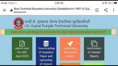 How To Upload Postal Receipt in Login ID  For PTU Students ?