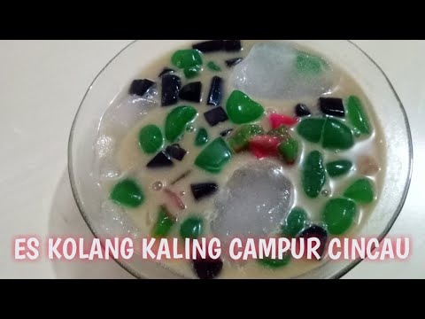 ES KOLANG KALING CAMPUR CINCAU.. Segar dan nikmat