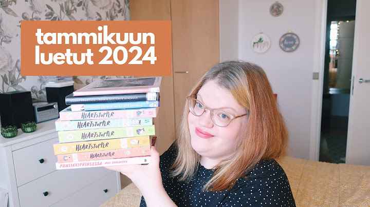 Tammikuun luetut kirjat 2024