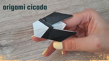 Origami Cicada for Beginners – Simple and Realistic