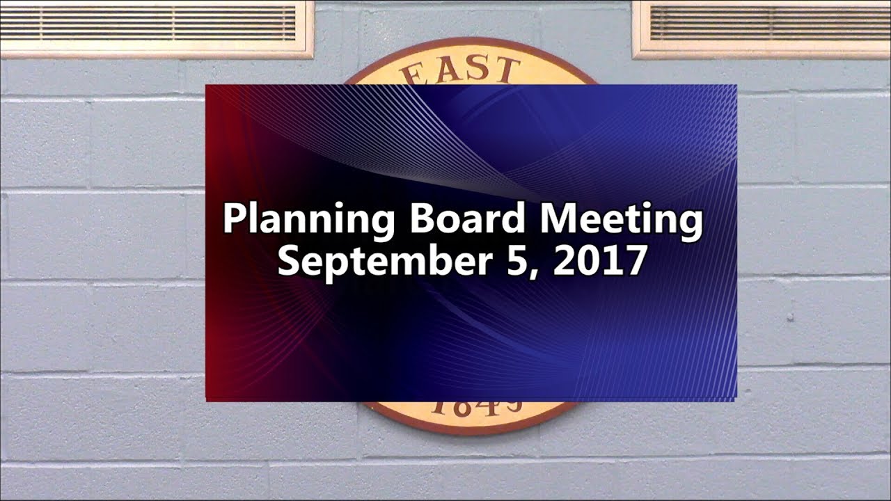 Planning Board Meeting 9517 YouTube