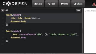 02.- Introducción a React.js. Uso de JSX.