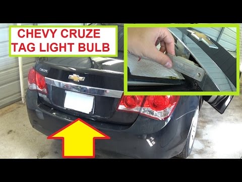 Chevrolet Cruze Tag Light License Plate 