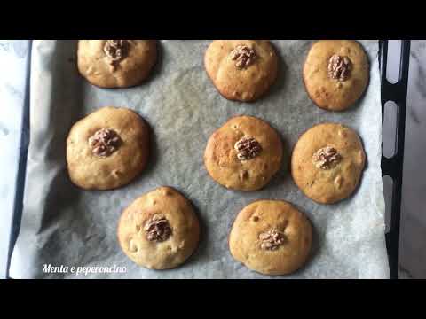 Biscotti morbidi alle noci