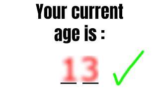 I'll Guess Your Age In a Minute (2024) *working*