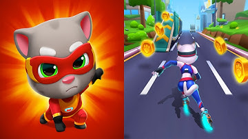 Talking Tom Hero Dash VS Runner Heroes - Gameplay Walkthrough - All Levels IOS,  (Ep-22)