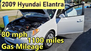 2009 Hyundai Elantra HIGHWAY DRIVE mpg review