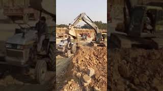 Mahindra Tractor Full Loaded Troly Stunt With Zcv Performance