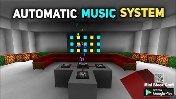 How to make Working Piano || in mini block craft (Android, iOS)