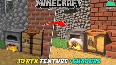 RTX pack for mcpe 1.18+ no lag 60+ fps