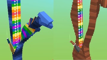 Very Satisfying and Relaxing ASMR Game - Slice It All (Levels 272-274)