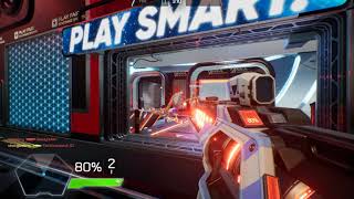 Splitgate  Arena -  Bad example for visual clarify (map Olympus)