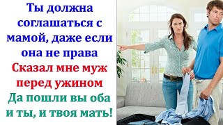 картинка: Я сказала мужу, если свекровь опять начнёт меня поучать и давать советы, я выскажу ей всё, что ду