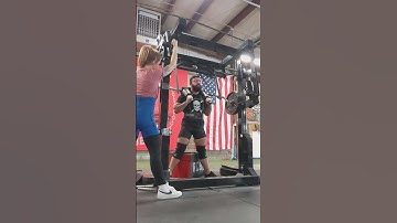 2.17.24 Dynamic Effort Squats SSB Bar 335 Against 80 pounds of chain. Last Set 8/8