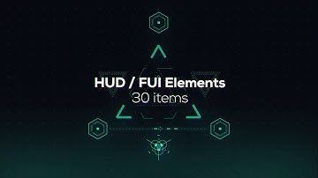 HUD Vol.1 - After Effects detailed Head Up Elements Pack