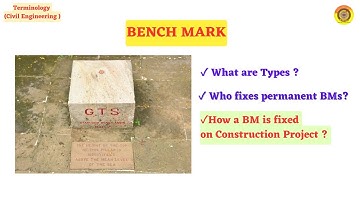 What is Benchmark in surveying || Types of Benchmarks#surveying #civilengineering #vimutti_coe