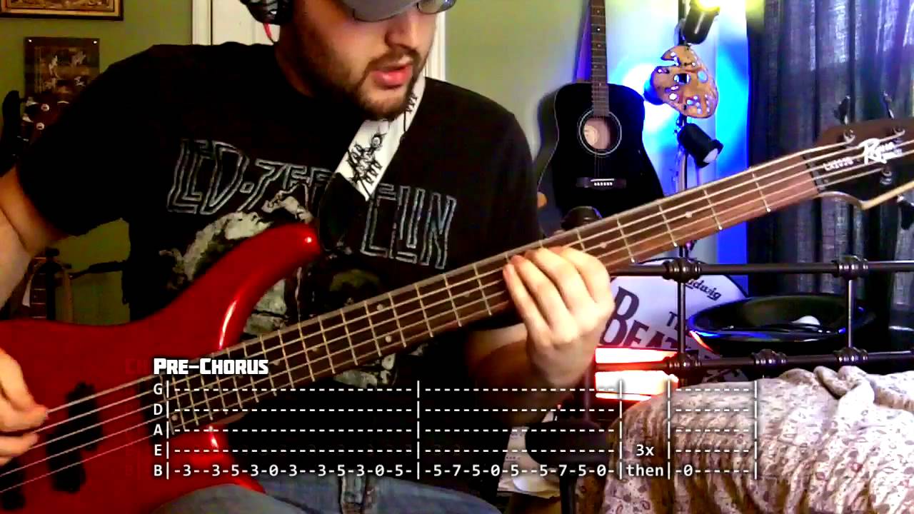 "Closure" Chevelle Bass w/ Tabs 5String Version (HD Cover) YouTube