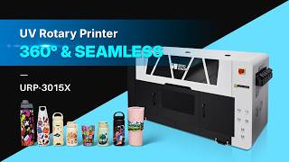 360° Seamless UV Rotary Printer URP-3015X l SinoColor Bottle Printing Solution