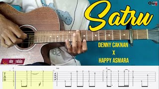 (Denny Caknan ft. Happy Asmara) Satru - Fingerstyle Gitar Cover   TAB